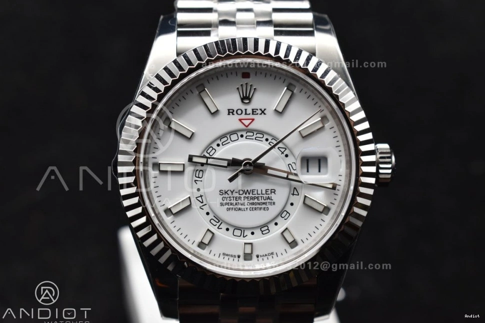 326934 Dial A2824 Edition ZF on 904L SS Sky-Dweller SS White Bracelet Best Jubilee 1:1 0402